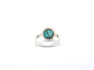 Handmade 925 Sterling <b>Silver</b> Natural Turquoise Gemstone <b>Ring</b> <b>Statement</b> <b>Ring</b> for Women Birthday Anniversary Gift - Product Image 2