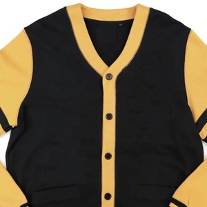 Sorority Knitted V-Neck <b>Cardigan</b> Long Sleeve Solid Color Casual Winter Sweater Breathable Covered <b>Button</b> Closure 380g Customized - Product Image 2