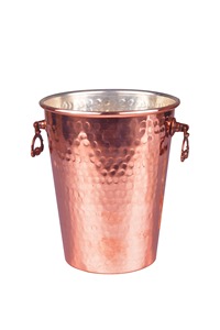 Antique Finished Copper Ice Buckets Perfect For <b>Serving</b> Cold Drinks At Home Bars And Gatherings Handcrafted From India - Product Image 2