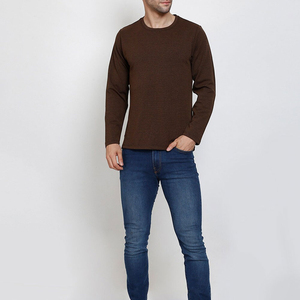 Men Long Sleeve T Shirt Premium Soft Cotton <b>Top</b> Men Long Sleeve T Shirt Featuring Flexible Fabric For <b>Layering</b> Travel - Product Image 6