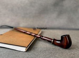 Pipa de Tabaco de Madera Ecológica Hecha a Mano con Técnica de Lacado, Accesorio Moderno para Fumar de Tradebyd - Product Image 6