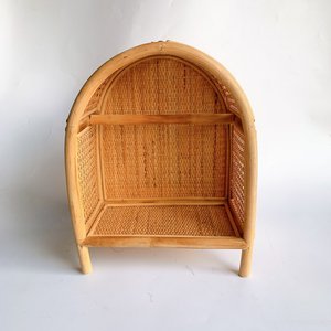 Vietnam Wholesale Rattan Kids <b>Wardrobe</b> Wicker Nursery Cabinet Boho Kids Room Furniture Natural <b>Storage</b> Shelf Organizer Cabinet - Product Image 2