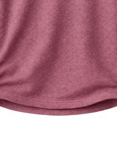 เสื้อยืดแขนยาวทรงเฮนลีย์ผ้าวาฟเฟิลสำหรับผู้ชาย สีชมพูอมเทา สวมใส่สบาย คอติดกระดุม เหมาะสำหรับฤดูหนาว ผ้าฝ้ายทรงเข้ารูป ระบายอากาศได้ดี - Product Image 4