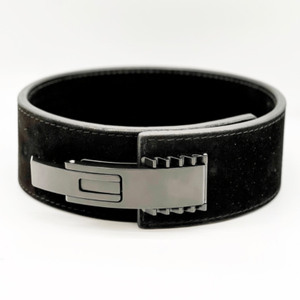 Cinturón de levantamiento de pesas de 10 mm PAL V2 - Doble gamuza negra - Product Image 1