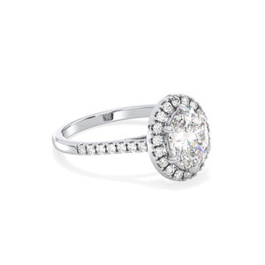 Anillos Solitarios de Moissanita con Corte Ovalado de 2.39Ct en Oro de 14K, Hechos a Medida por REYES, para Mujer, Regalo de Boda o Compromiso de Lujo, Joyería Fina - Product Image 6