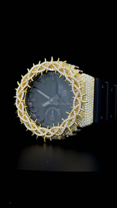 นาฬิกา GA-2100-1A1 ดีไซน์ Thorn รุ่นใหม่ ขายดีสุดๆ  ขอบหน้าปัดแบบ Buss Down  คอลเลคชั่นสั่งทำพิเศษ ตัวเรือนและสายนาฬิกาชุบทองคำแท้ 925 - Product Image 6