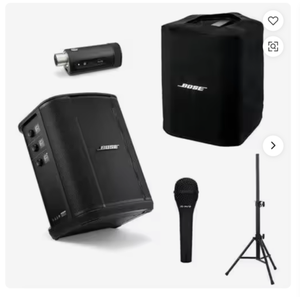 Sistema de PA Inalámbrico Portátil S1 Pro+ de Alta Calidad con Bluetooth Negro con Transmisor Inalámbrico para Instrumentos - Product Image 2