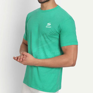 เสื้อยืดผู้ชายสีพื้นทันสมัย สวมใส่สบาย ผ้าเนื้อนุ่มยืดหยุ่น ทรงทันสมัย ใส่ได้ทุกวัน - Product Image 2