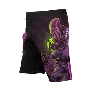 Shorts de boxe de haute qualité pour hommes, ultra confortables, flexibles et durables, pour entraînement de Muay Thai et de combat. - Product Image 3