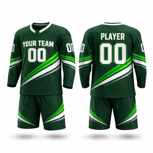 Ensembles de vêtements d'équipe personnalisés avec logo imprimé numériquement, jersey et pantalon faits à la main, 100% polyester, séchage rapide, respirant, été, unisexe - Product Image 3