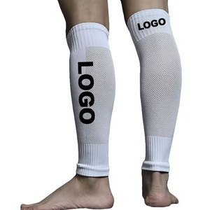 Jambières tricotées pour femmes, blanches, épaisseur moyenne, respirantes, en spandex et polyester, motif lettres, usage quotidien - Product Image 1