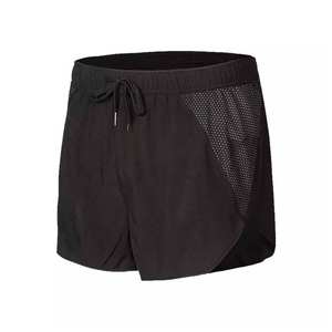 Shorts de sport en mesh pour hommes, séchage rapide, haute qualité, logo personnalisé, couleurs variées, taille mi-haute, cordon de serrage, style urbain - Product Image 1