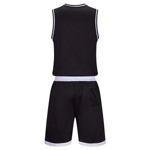 Service OEM, uniformes d'équipe personnalisés, couleur personnalisée, matériau polyester, style tendance, respirant, uniforme de basket-ball sans manches - Product Image 6
