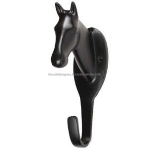 Nickel Plated Horse <b>Hook</b> in Equestrian Style Wall Mounted Aluminium <b>Hooks</b> Towel Cloth <b>Coat</b> Holder Metal <b>Hook</b> in <b>Decorative</b> Item - Product Image 2