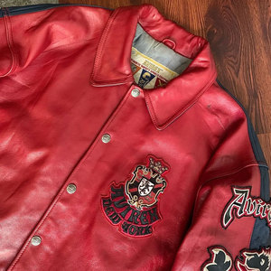 แจ็คเก็ตหนัง Avirex รุ่นใหม่มาแรงสุดฮิต ออกแบบเองได้ตามต้องการ แจ็คเก็ต Varsity ดีไซน์โดดเด่นสำหรับผู้ชาย - Product Image 5