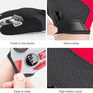 Cycling Gloves for Unisex Breathable Gel Road Mountain Bike Riding Anti <b>Slip</b> Cycling Gloves Soft and Comfortable - Product Image 2
