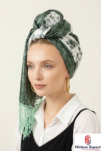 Pañuelos Cuadrados Estampados Elegantes, Tela Ligera y Suave, Accesorios de Moda para Mujer, Fabricante y Proveedor OEM Personalizado al por Mayor - Product Image 2