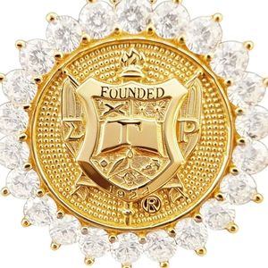 Pendentif Bouclier Soleil en Vermeil Doré, Collier Inspiré des Sororités, Breloque, Bijoux de Sœurhood Grecque, Cadeau Élégant et Tendance pour Femme - Product Image 5