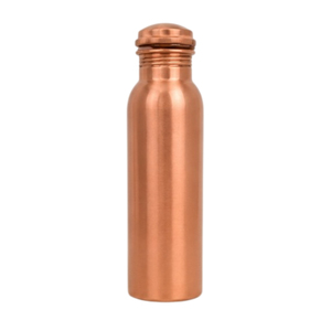 Bouteille d'eau artisanale en cuivre pur, anti-fuite, récipient ayurvédique en cuivre, écologique, réutilisable, pour yoga et sport, en promotion - Product Image 4