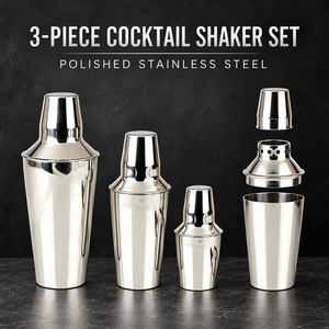Juego de Coctelera de Metal Moderno y Ecológico de Alta Calidad, Capacidad de 500 ml, 2 Piezas, para Bartenders Profesionales en el Hogar, MAYUR EXPORTS - Product Image 3