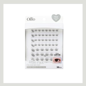 Extensions de cils Ollio sans colle, multi-pack transparent, fabriquées en Corée, faux cils magnétiques. - Product Image 4