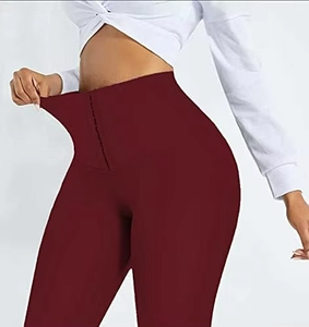 Best Design Women's Custom Waist Yoga Pants Multi-Colour Seamless Breathable Anti-Bacterial Ankle-Length <b>Leggings</b> - Product Image 6