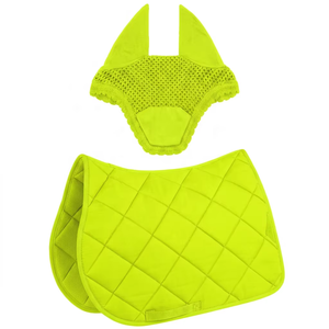 Ensemble de tapis de selle pour cheval, tapis de selle en coton matelassé avec des coussinets antidérapants pour le dressage, le saut d'obstacles et l'équitation - Product Image 3