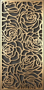 Panel Decorativo de Metal Cortado con Láser, Biombo Divisor de Habitaciones, Diseño Art Deco, Fácil Instalación para Cercas de Jardín y Exteriores - Product Image 4