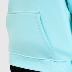 Women's Plus Size <b>Long</b> Fleece Fabric Light Blue Custom Print Embroidery Eco-Friendly Hooded Oversized Winter <b>Sweatshirts</b> Hoodies - Product Image 4