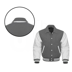 Chaquetas Varsity de Béisbol para Hombre, Nueva Colección de Ropa Deportiva de Invierno, Cuello Alto, Logotipo Frontal, 100% Algodón Ecológico - Product Image 5