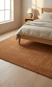 Alfombra de Lana Abstracta Contemporánea Hecha a Mano, de Alta Demanda, Suave, Antideslizante, de Pelo Medio, para Interiores Residenciales y Comerciales - Product Image 3