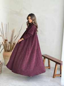 Handmade Hand Embroidered Sequined Beaded Vintage Premium Nida Abaya Anti-Pilling Elegant Finish Women Daily Wear <b>Eid</b> Wedding - Product Image 4