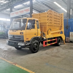 Hot Sale Dongfeng 4X2 8 Cbm Rear Loader Manual Transmission Diesel Engine &amp; Gearbox Waste <strong>Garbage</strong> <strong>Truck</strong> - Product Image 4