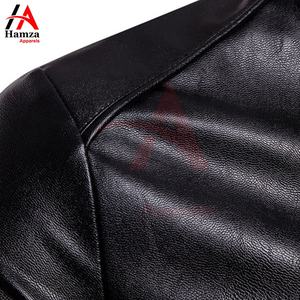 Chaqueta Bomber de Cuero Vacuno Genuino Personalizada para Hombre, Cuello Alto, Impermeable, Bordado y Parches Personalizados, Venta al por Mayor - Product Image 4
