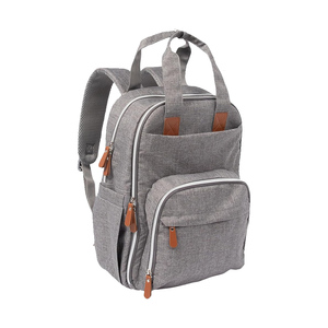 Mochila para pañales, impermeable, de gran capacidad, bolsa de viaje para bebé, con múltiples bolsillos, soporte para botella aislado, carga USB para padres - Product Image 4