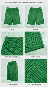 <b>Men</b> Polyester Sports <b>Shorts</b> Breathable Workout Training Running Gym Activewear <b>Shorts</b> For Fitness And Outdoor Use - Product Image 6