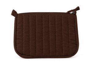 Pochette cosmétique matelassée jaune avec fermeture éclair, trousse de maquillage, trousse de toilette, organiseur de voyage - Product Image 4