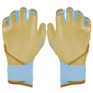 Gants de frappe en cuir bleus unisexes pour adultes, durables, ambidextres, à enfiler - Product Image 1