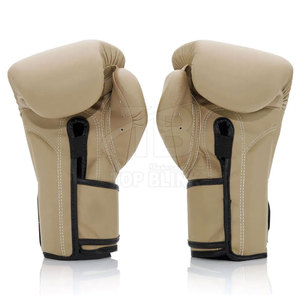 High Quality Men Professional Fighting Boxing Gloves Training PU Leather Moisture Wicking <b>Hook</b> Loop Closure Personalized Custom - Product Image 6