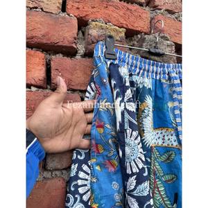 Jupes imprimées à l'ikat, 100% coton indien, jupe longue midi, faite à la main, jupe enveloppante d'été pour femmes, tenues bohèmes - Product Image 5