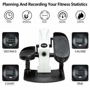 YF White and Blue Non-Electric Elliptical <b>Trainer</b> <b>ABS</b> Iron Model - Product Image 3