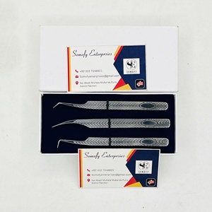 Pince à épiler Somofy Enterprises en acier inoxydable japonais sur mesure, pointe dentelée, argentée, antistatique, préhension parfaite, précision - Product Image 6