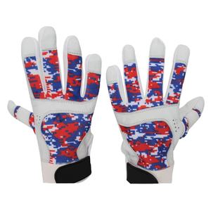 Guantes de bateo de béisbol y softbol de piel de oveja Cabretta personalizados de calidad superior Diseño de camuflaje duradero para deportes al aire libre - Product Image 3