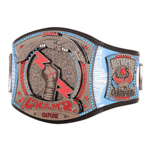 Cinturón de Campeonato de Alta Calidad de la Serie Signature de CM Punk, Hecho de Cuero Vacuno y Aleación, Impermeable y Cómodo - Product Image 5