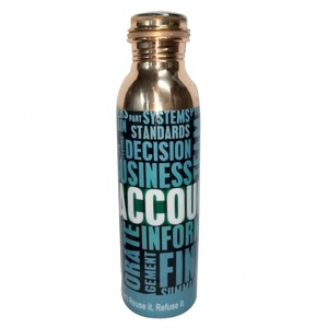 <b>New</b> Stylish Home Decorative Copper Water Bottle Durable Unique Design Top Standard Product High Quality Indian Handicraft Item - Product Image 3