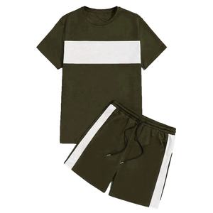 ผู้ชายStreetwearชุดสั้นเสื้อยืดกางเกงขาสั้นคุณภาพสูง 2 ชิ้นที่กําหนดเองผู้หญิงผู้ชายUnisexชุดเหงื่อOEMฤดูร้อนเสื้อผ้า - Product Image 4