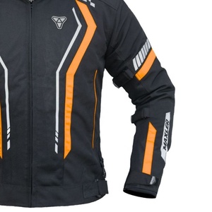 Chaqueta de moto textil corta ligera para hombre para deportes de invierno Street Touring Armor Protection tiras reflectantes para verano - Product Image 5