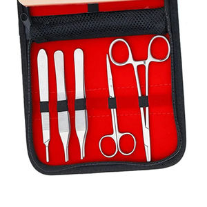 Grand coussin en silicone avec 14 plaies pré-découpées pour kit d'entraînement à la suture destiné aux étudiants en médecine, pour instruments chirurgicaux orthopédiques, hôpitaux ORL - Product Image 3