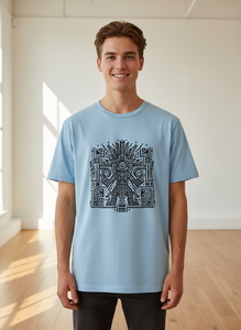Camiseta de Jersey Casual de Cuello Redondo y Manga Corta para Hombre, con Estampado Personalizado por Transferencia de Calor, Corte Regular, 60% Algodón, 40% Poliéster, 180 Gramos - Product Image 5