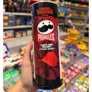 Chips de pommes de terre croustillantes édition limitée Stranger Things Pringles Upside Down saveur bacon 100g - Product Image 2
